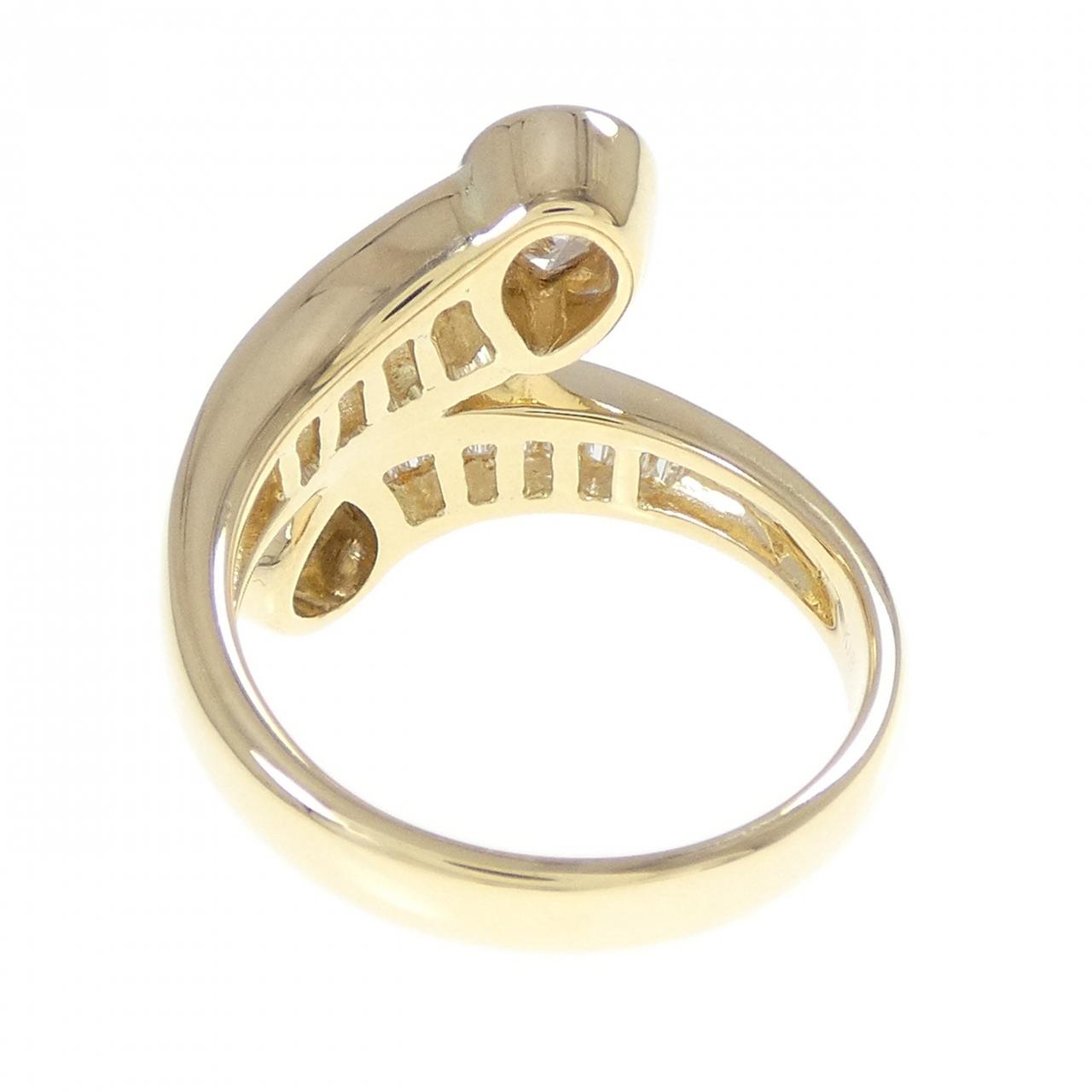 K18YG ダイヤモンド リング