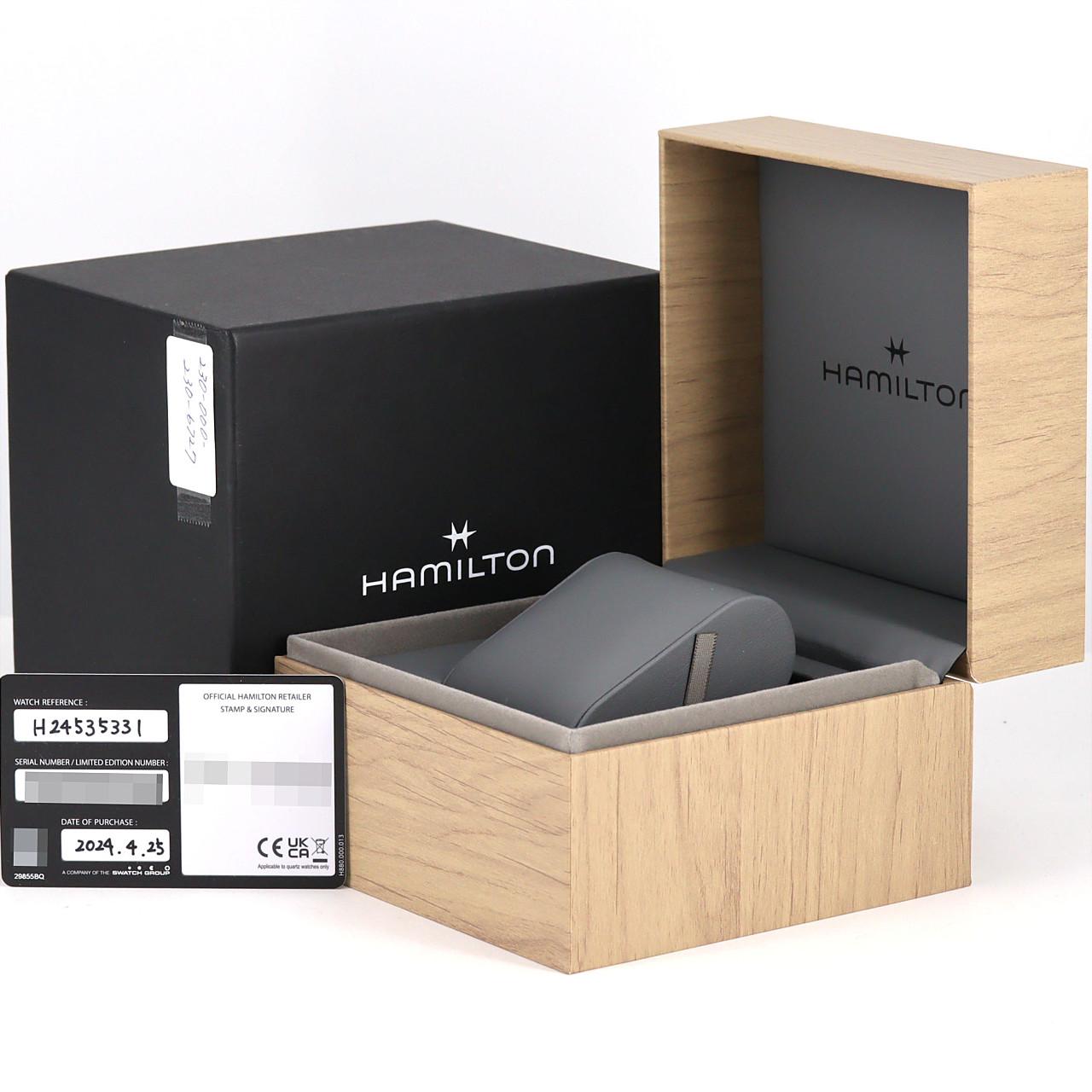 ハミルトン ベンチュラエルヴィス80スケルトンオート H245350/H24535331 SS 自動巻