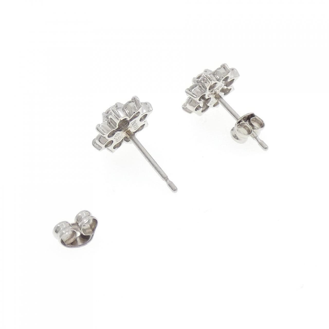 PT900 ダイヤモンド ピアス 1.00CT