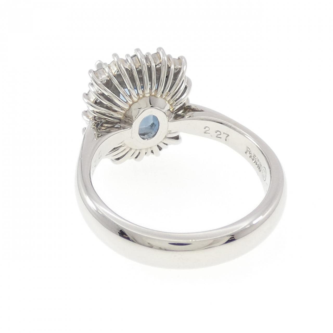 PT900 アクアマリン リング 2.27CT