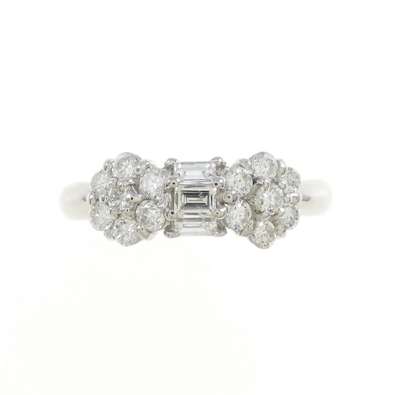 PT花朵鑽石戒指0.47CT