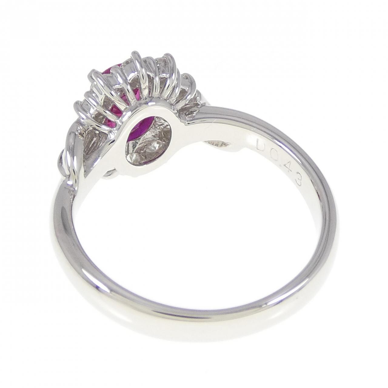 PT900 ルビー リング 0.99CT