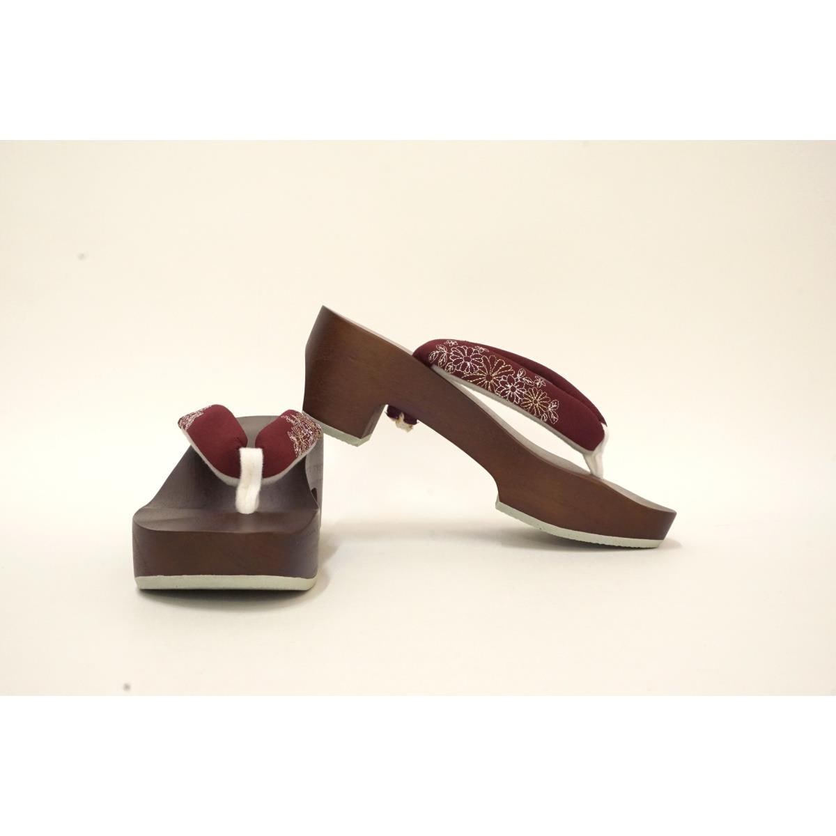 [BRAND NEW] Women's Geta Pidheel M Size Chrysanthemum