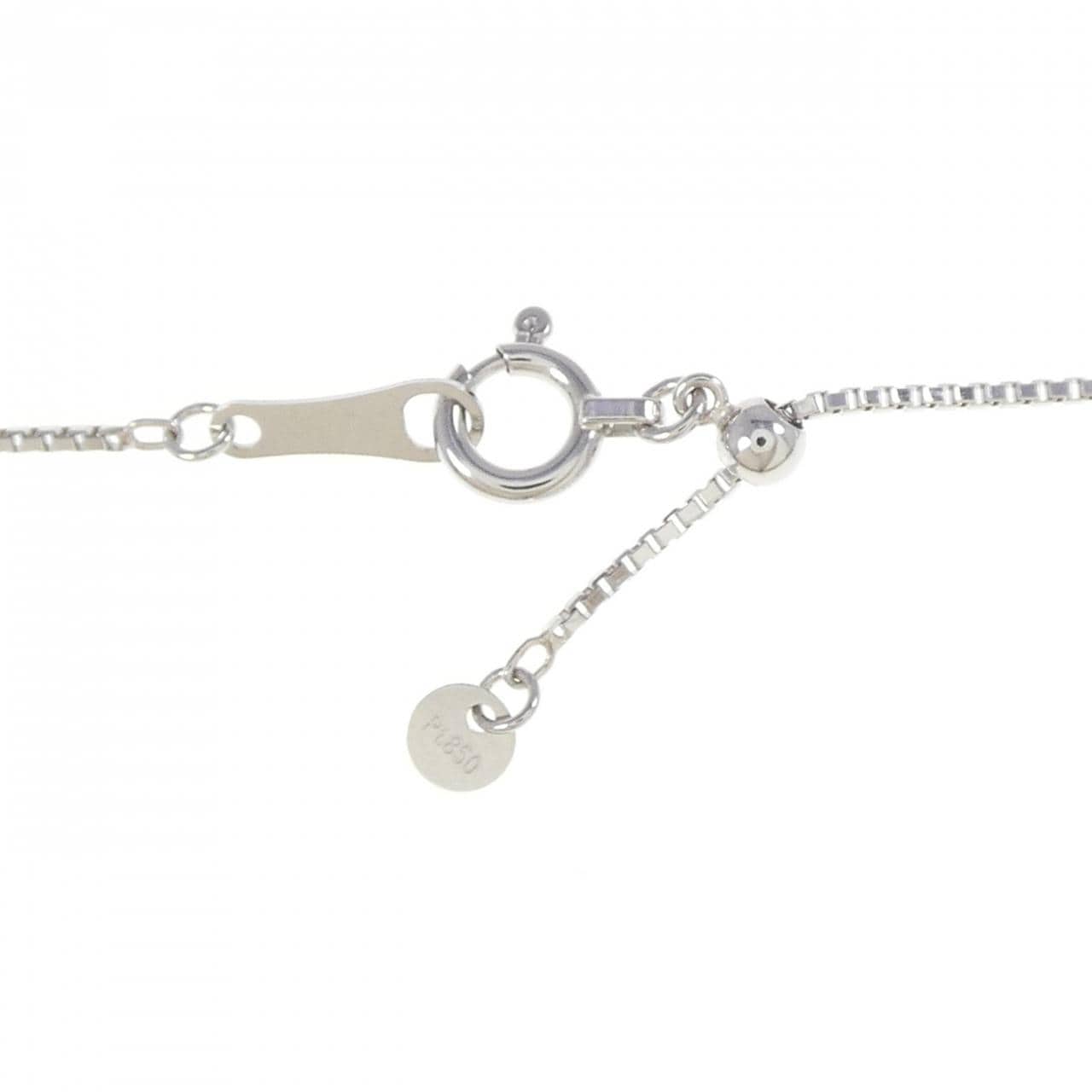 PT900/PT850 エメラルド ネックレス 0.58CT
