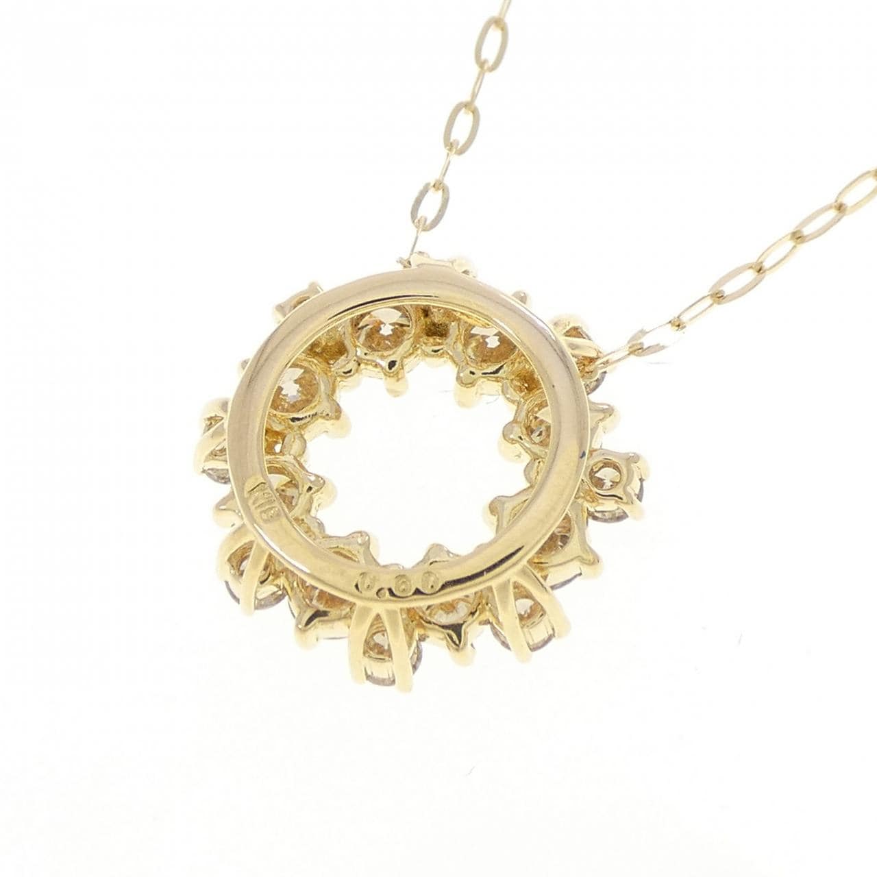 K18YG ダイヤモンド ネックレス 0.60CT
