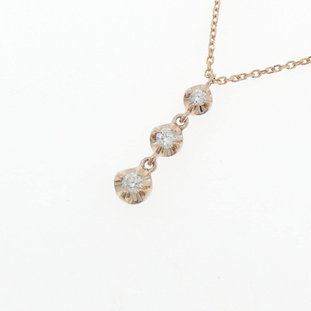 ヴァンドーム ダイヤモンド ネックレス 0.12CT