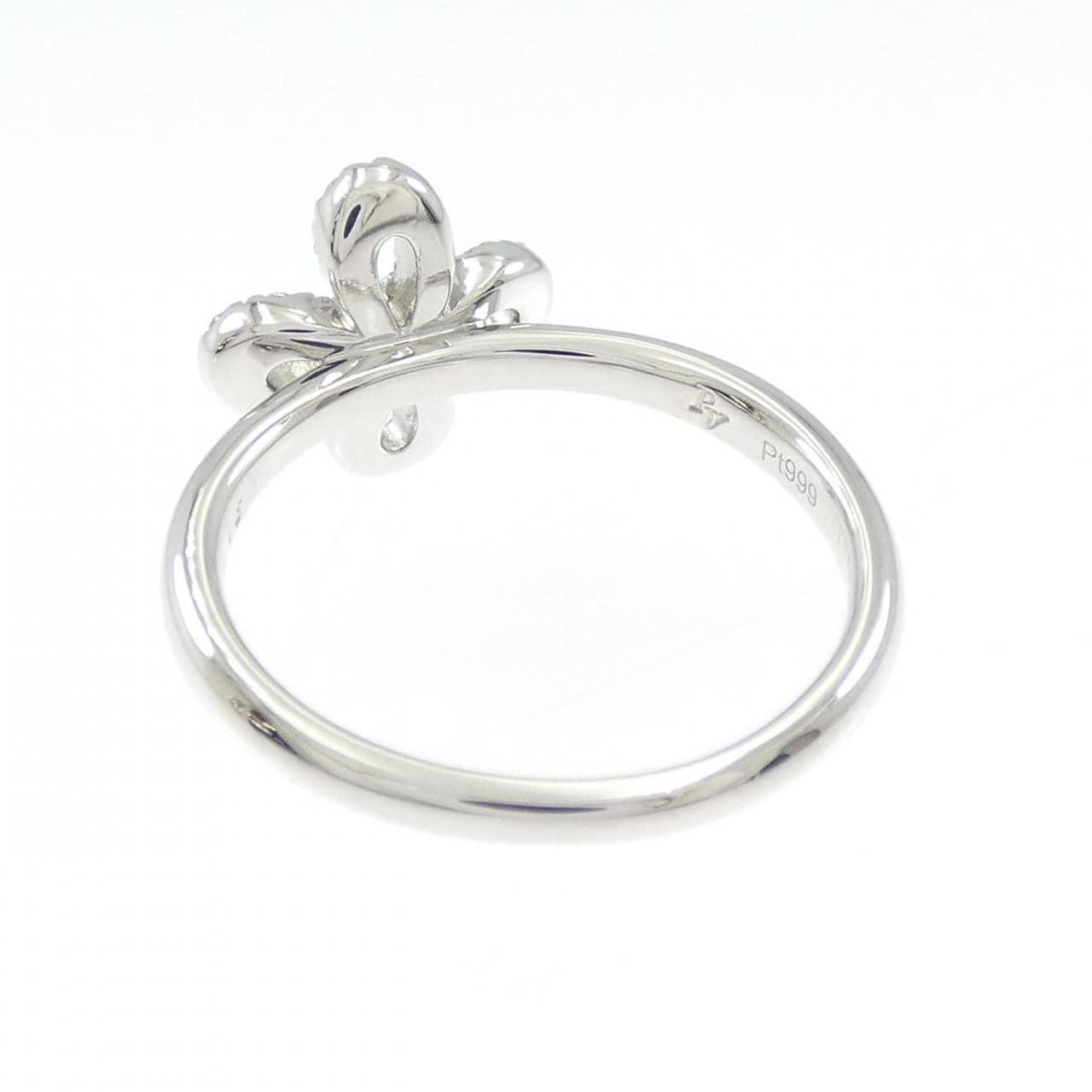 ポンテヴェキオ フラワー ダイヤモンド リング 0.16CT