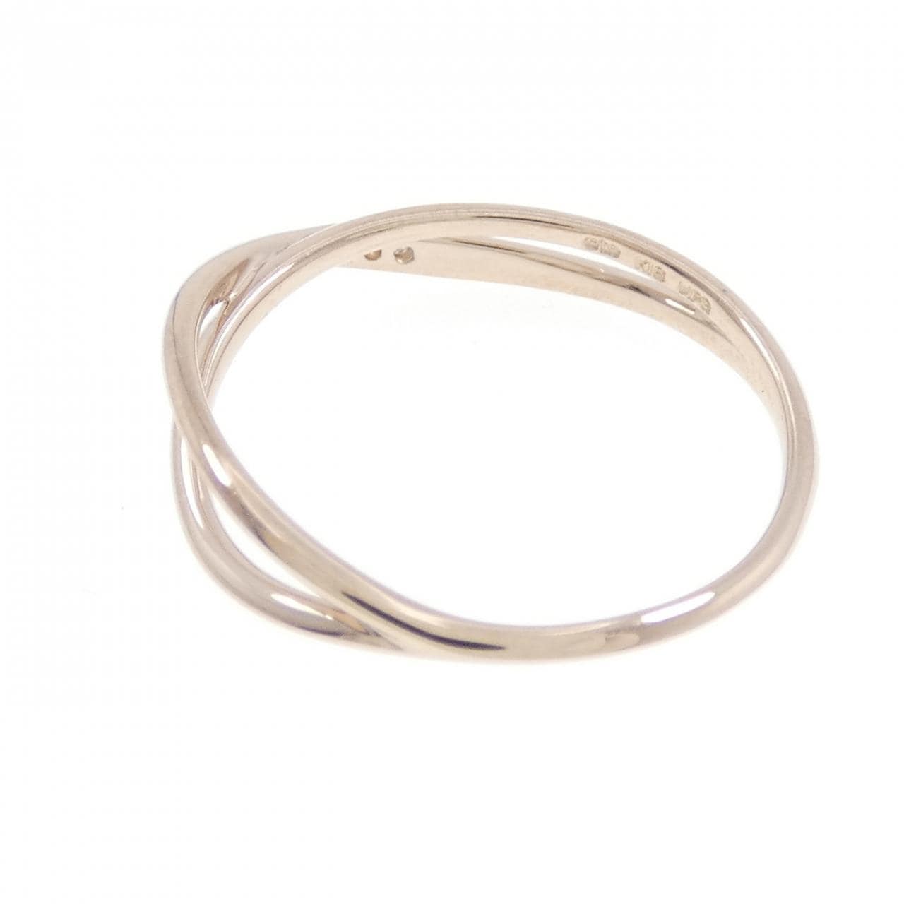 layered鑽石十字戒指