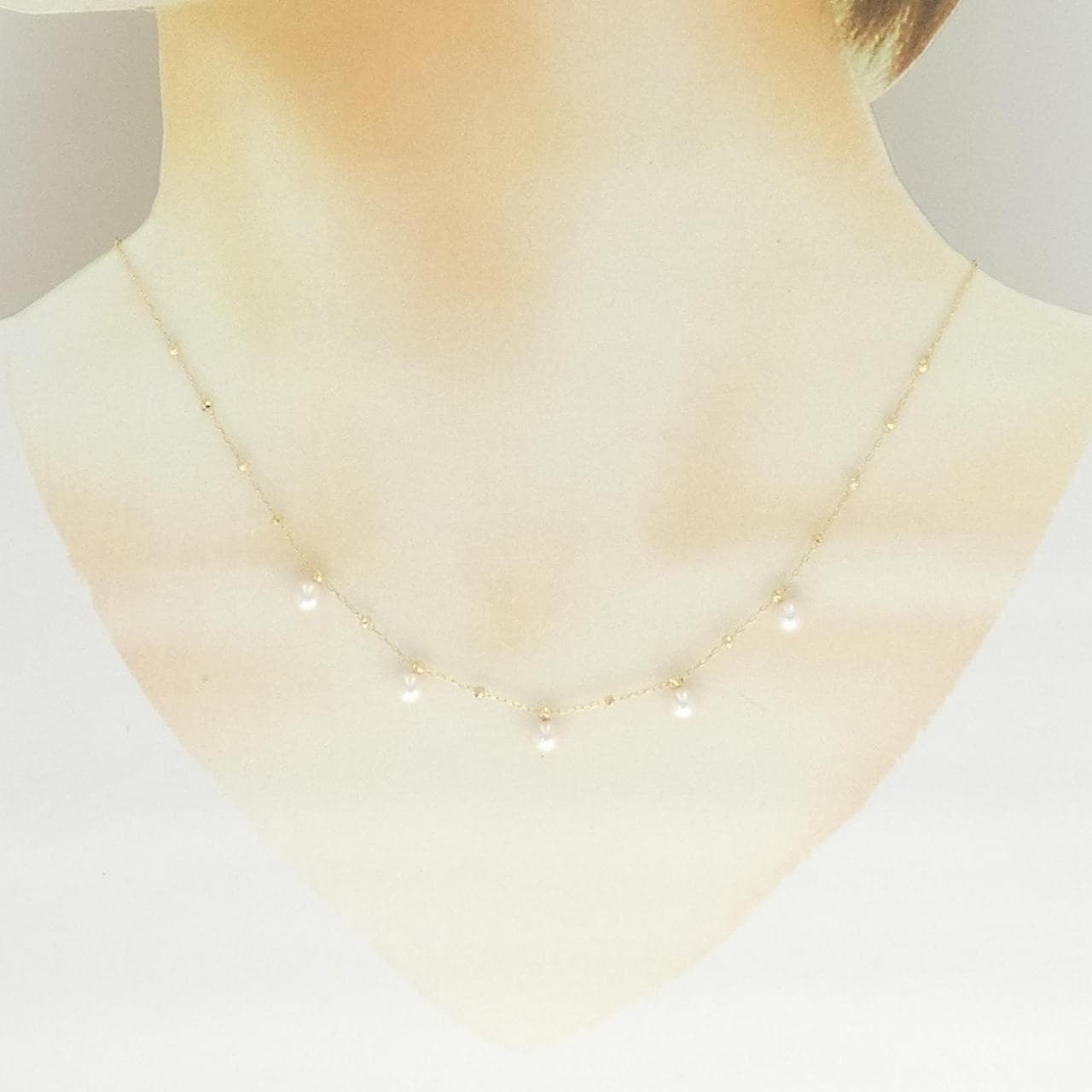 K18YG アコヤパール ネックレス