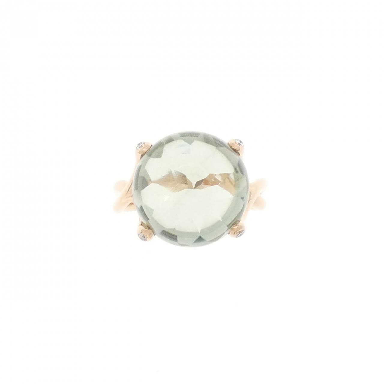 750PG クオーツ リング 12.03CT