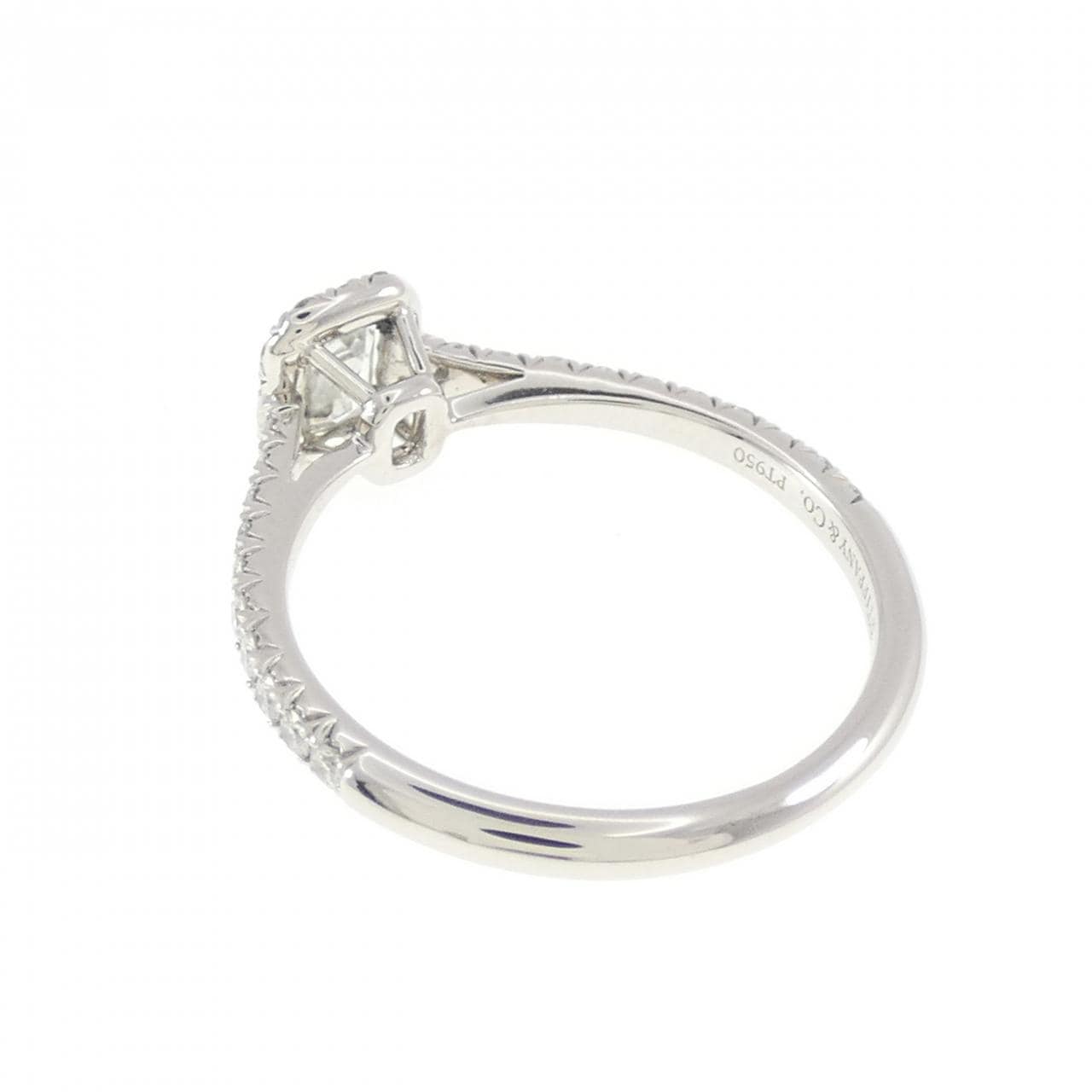 TIFFANY Solest emerald cut ring 0.30ct