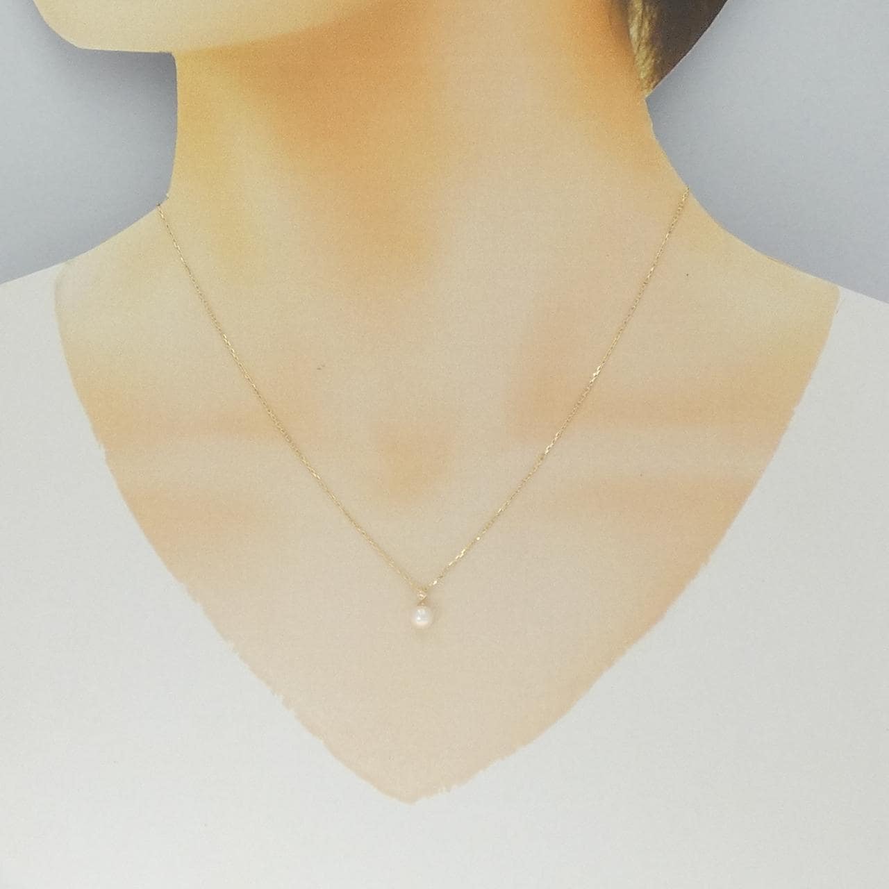 ノジェス 淡水パール  ネックレス 4.8mm