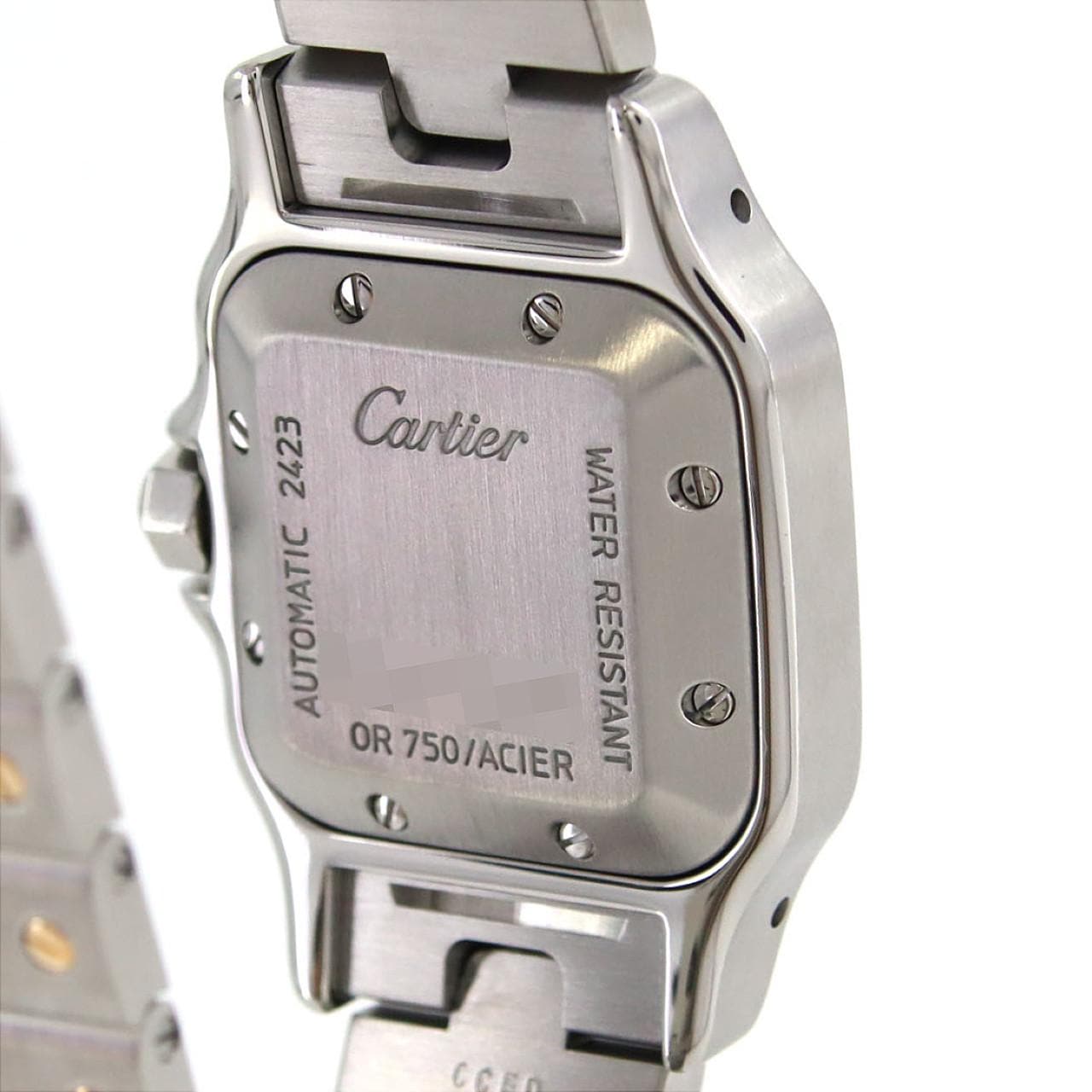 カルティエ サントスガルベSM コンビ W20045C4 SSxYG 自動巻