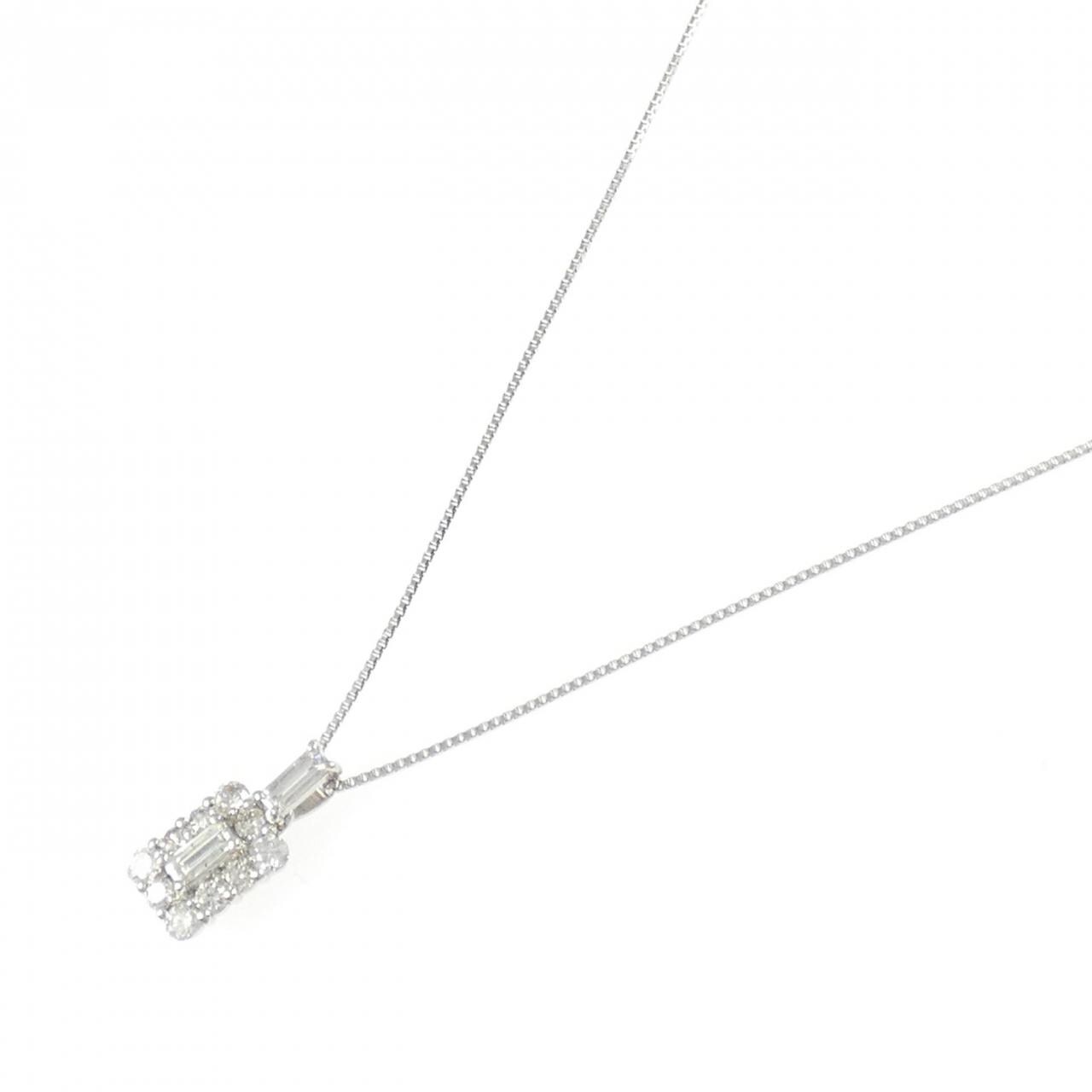 PT900/PT850 ダイヤモンド ネックレス 0.37CT
