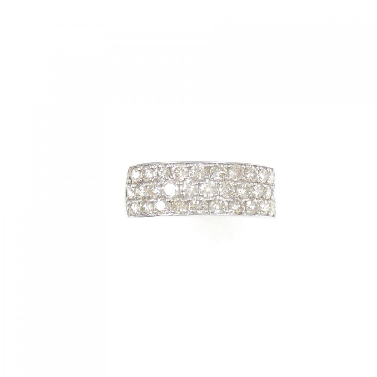 PT950 パヴェ ダイヤモンド リング 1.00CT