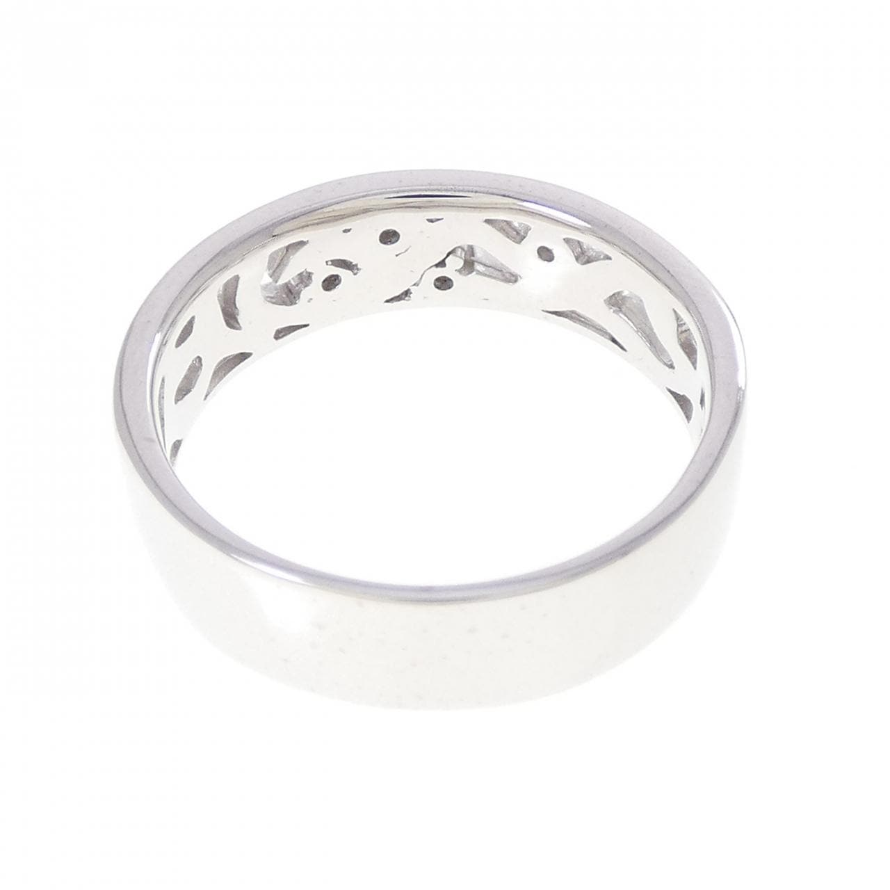 K18WG ダイヤモンド リング 0.04CT