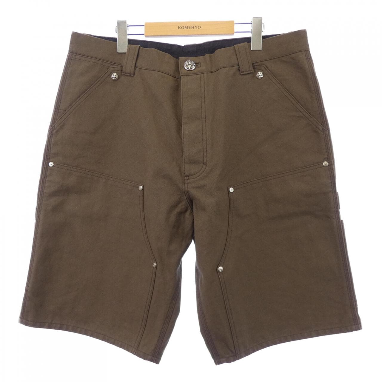 クロムハーツ CHROME HEARTS セメタリークロスパッチ ダブルニー 410180071******A80 ショートパンツ