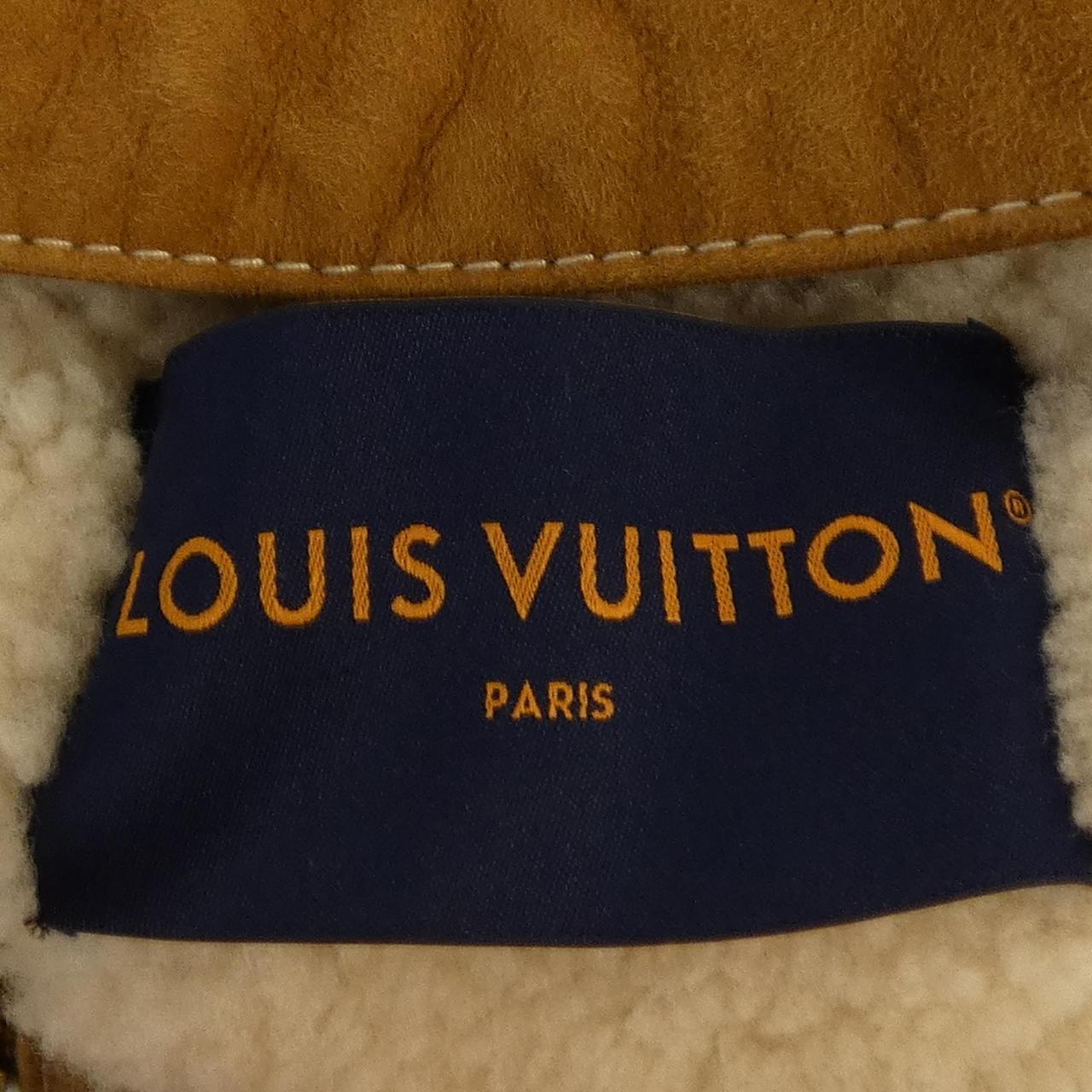 ルイヴィトン LOUIS VUITTON エンブロイダードシアリングワークウェア HRL90EMLS ムートンジャケット