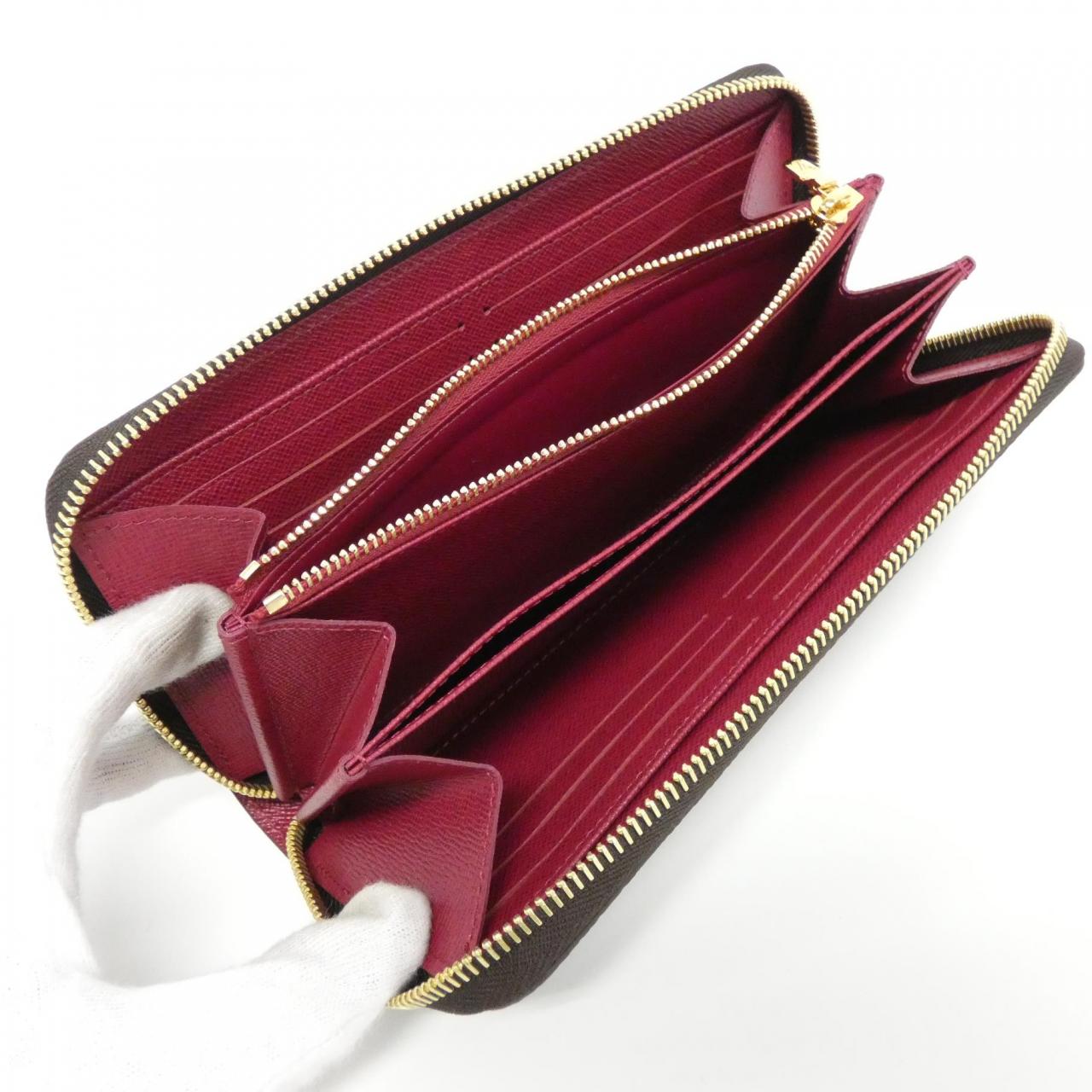 LOUIS VUITTON Monogram拉链錢包 M41895 錢包
