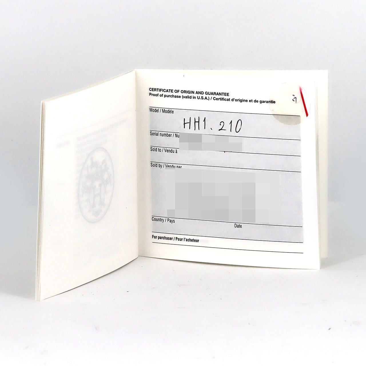 エルメス Hウォッチ HH1.210 SS クォーツ