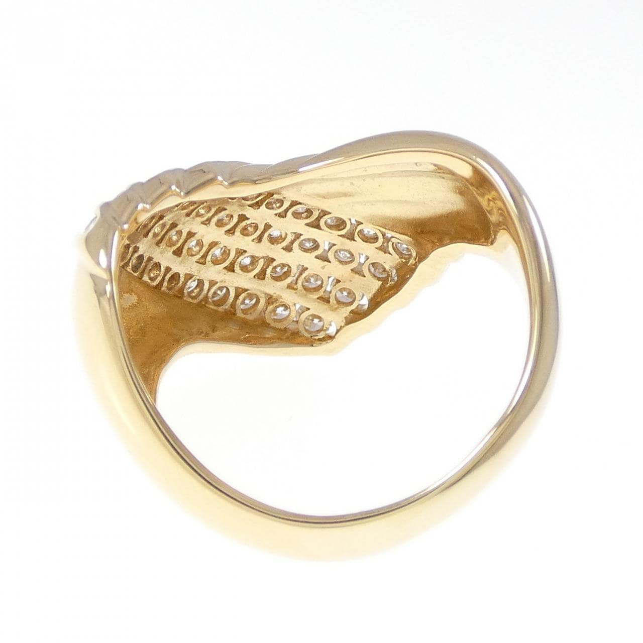 K18YG ダイヤモンド リング 1.34CT