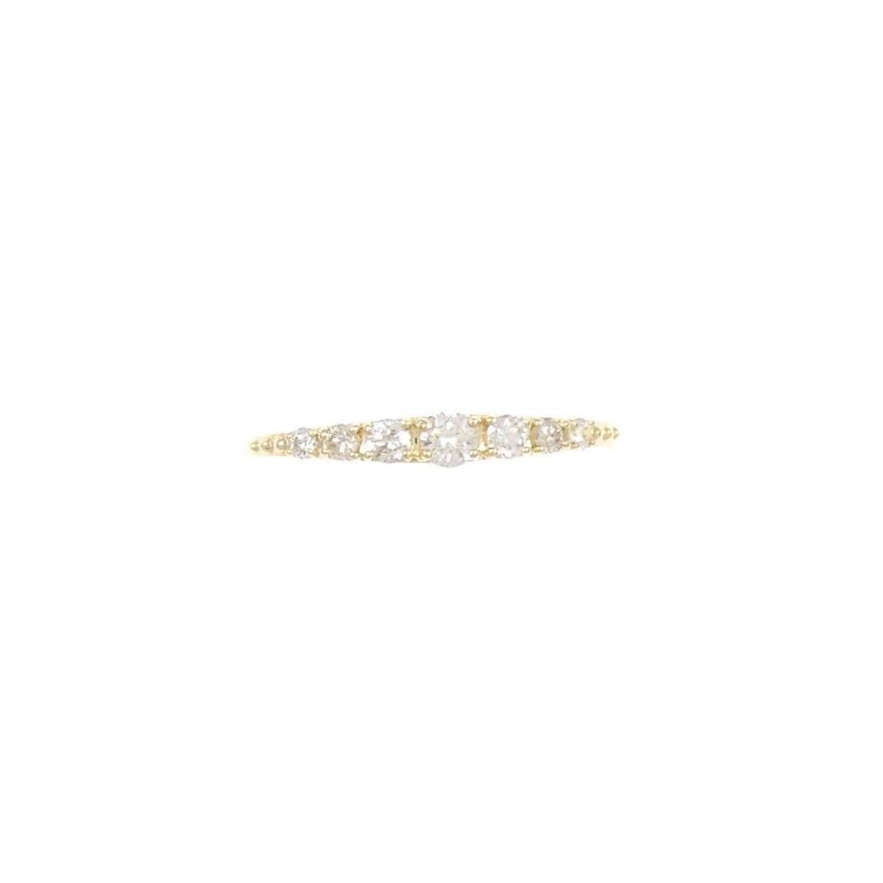 [BRAND NEW] K18YG Diamond ring 0.20CT