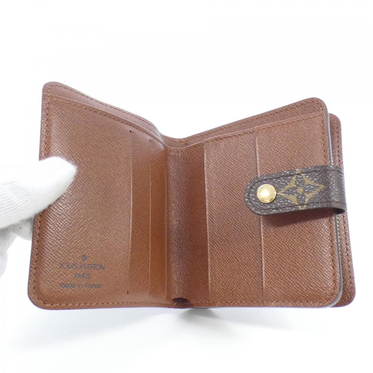 LOUIS VUITTON Monogram Compact Zip M61667 Wallet