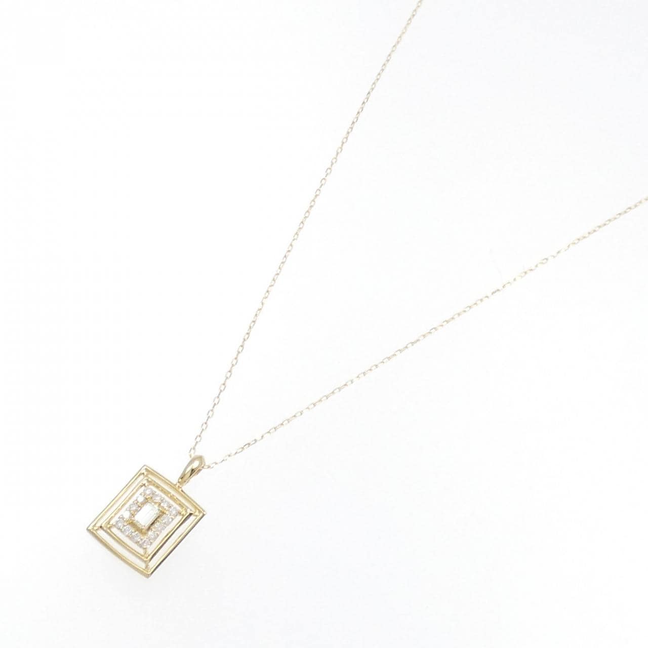 【新品】K18YG ダイヤモンド ネックレス 0.15CT