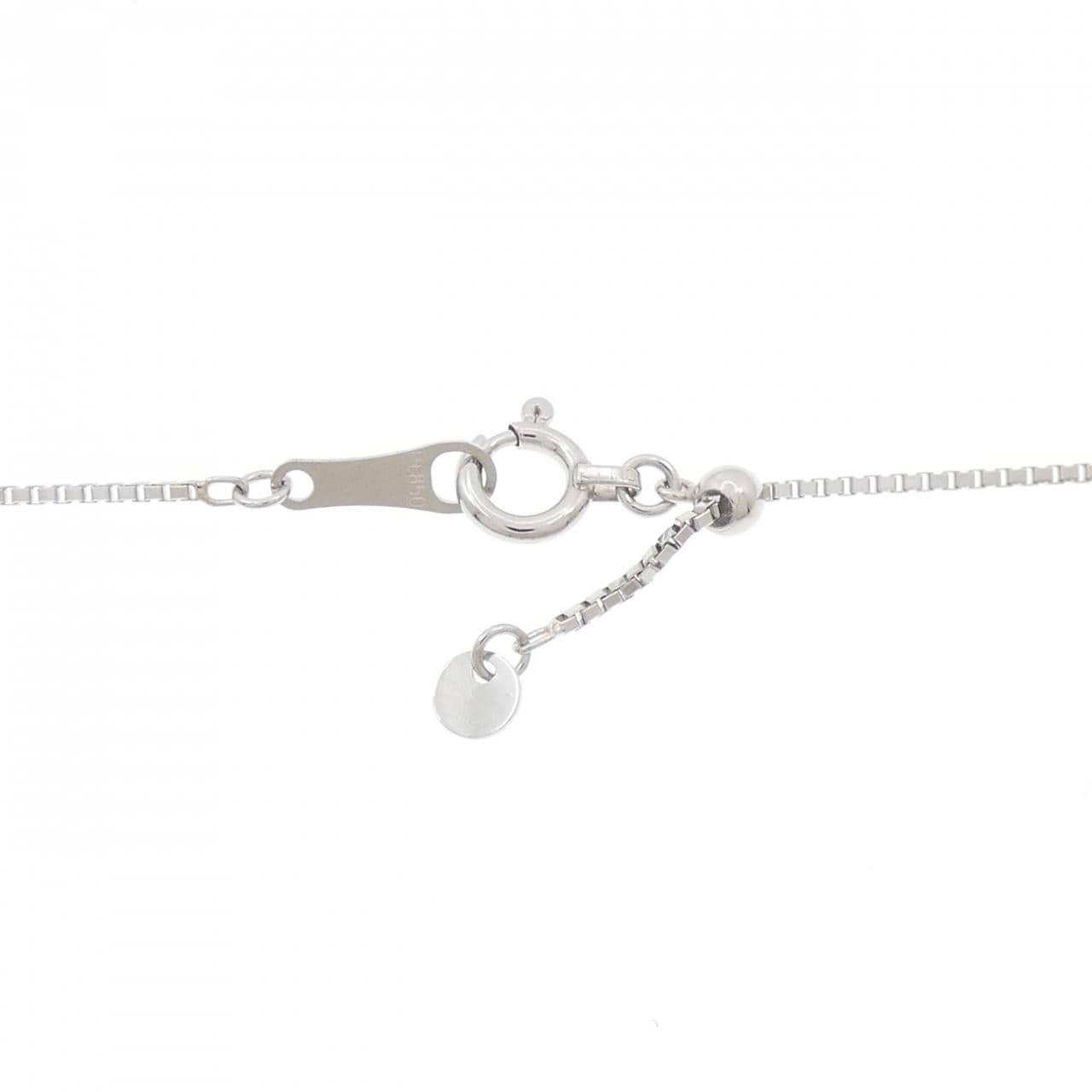 PT900/PT850 フラワー ダイヤモンド ネックレス 1.078CT