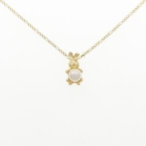 K18YG/18KTYG ラビット アコヤパール ネックレス 6.2mm