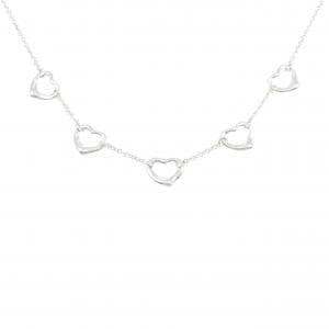 ティファニー オープンハート 5モチーフ ネックレス