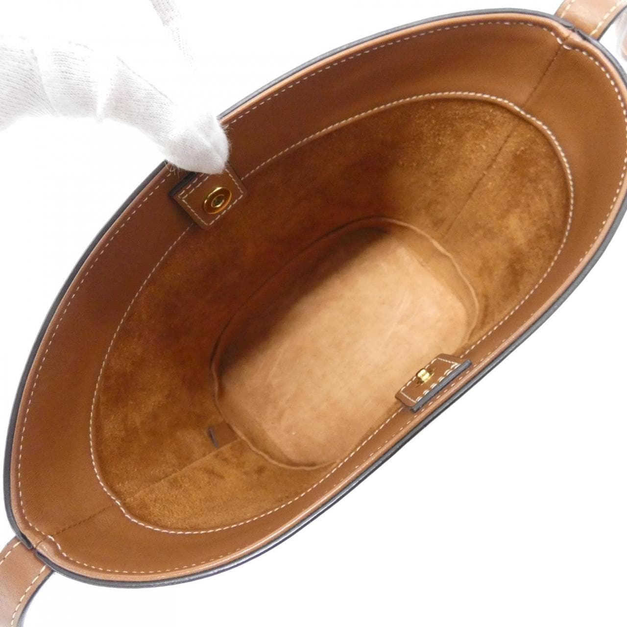 セリーヌ スモール バケット キュイル トリオンフ 198243DU3 ショルダーバッグ