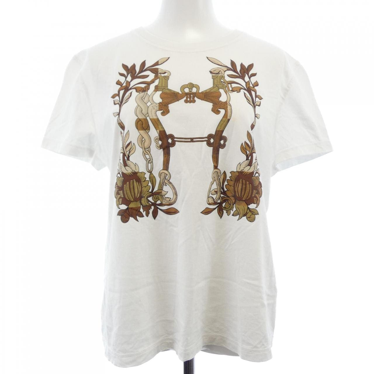 エルメス HERMES DELLA CAVALLERIA 4E4629DA カルトゥッシュ Tシャツ