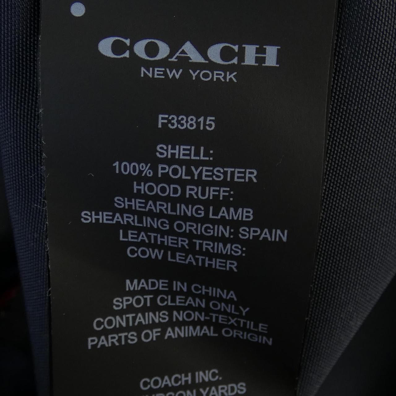 コーチ COACH ダウンコート