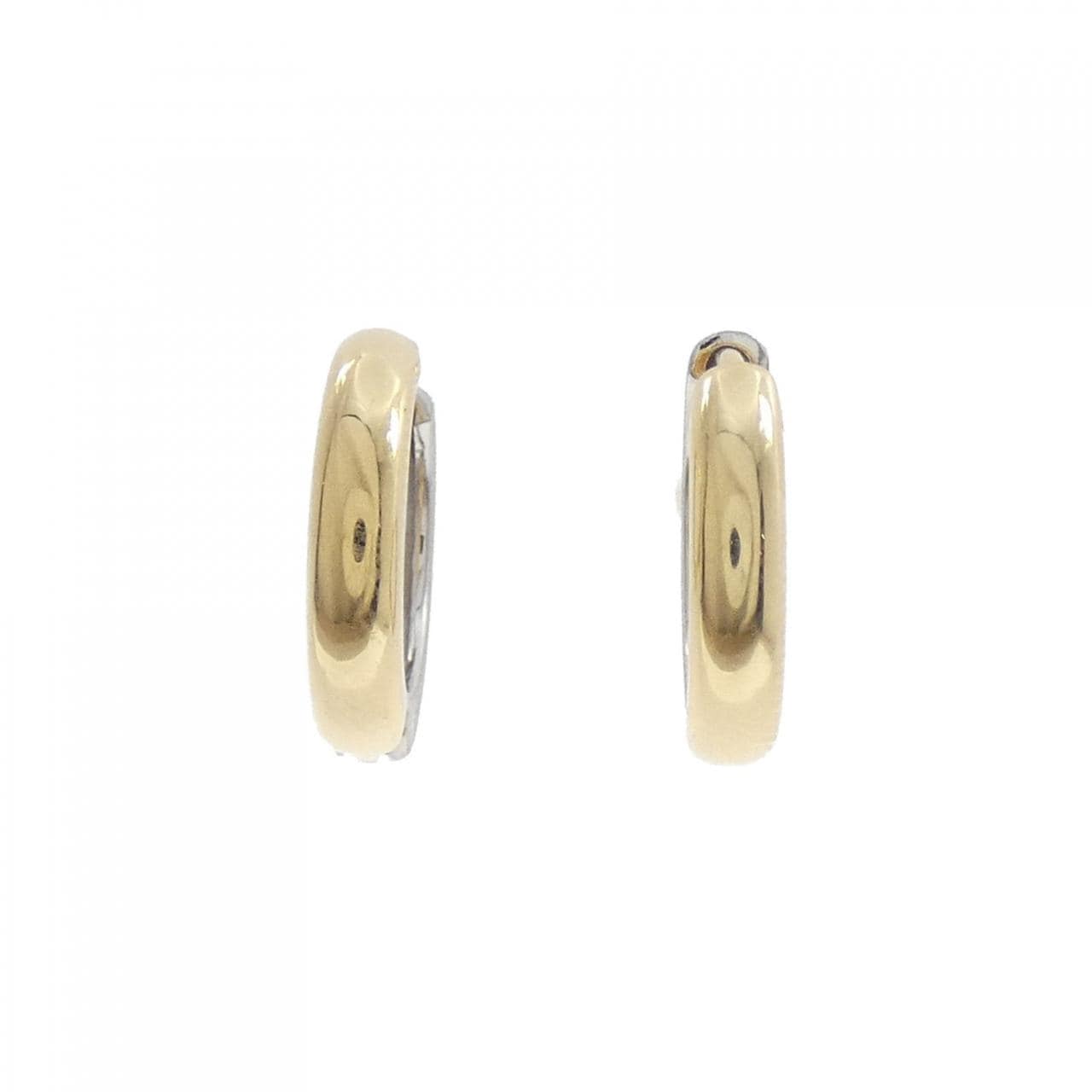 K18YG/K18WG earrings