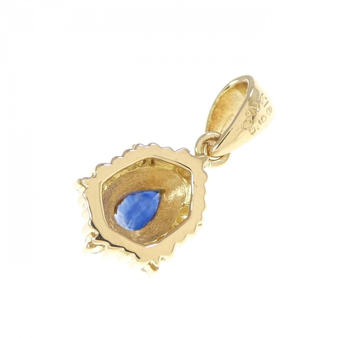 K18YG サファイヤ ペンダント 0.29CT