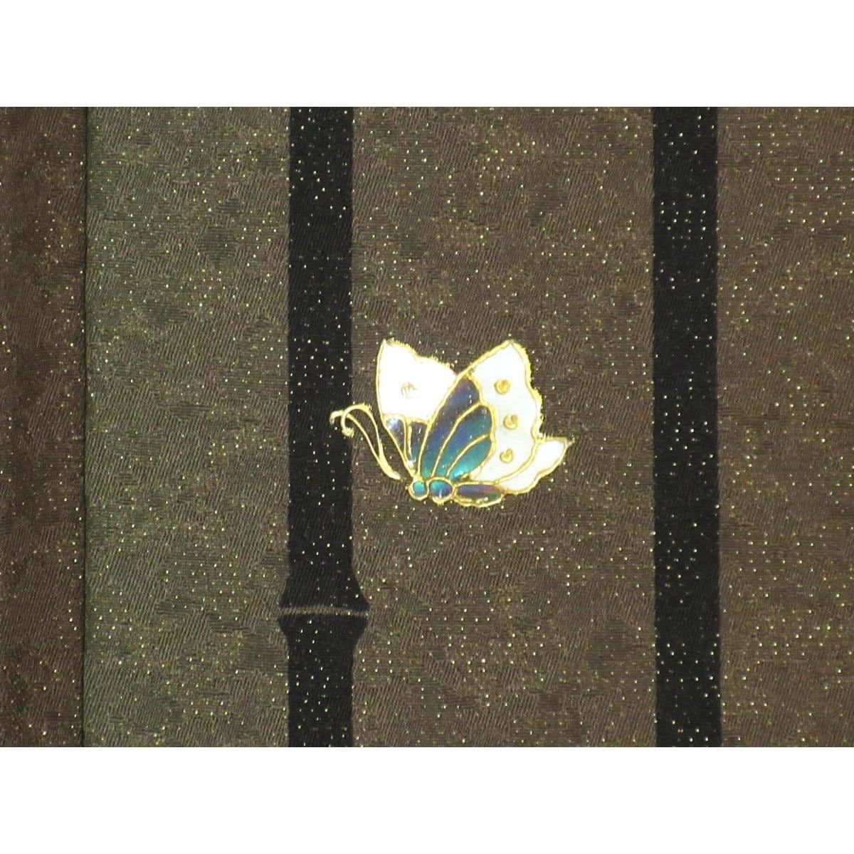 小紋　甲斐泰造　螺鈿入り　身幅Ｌ寸