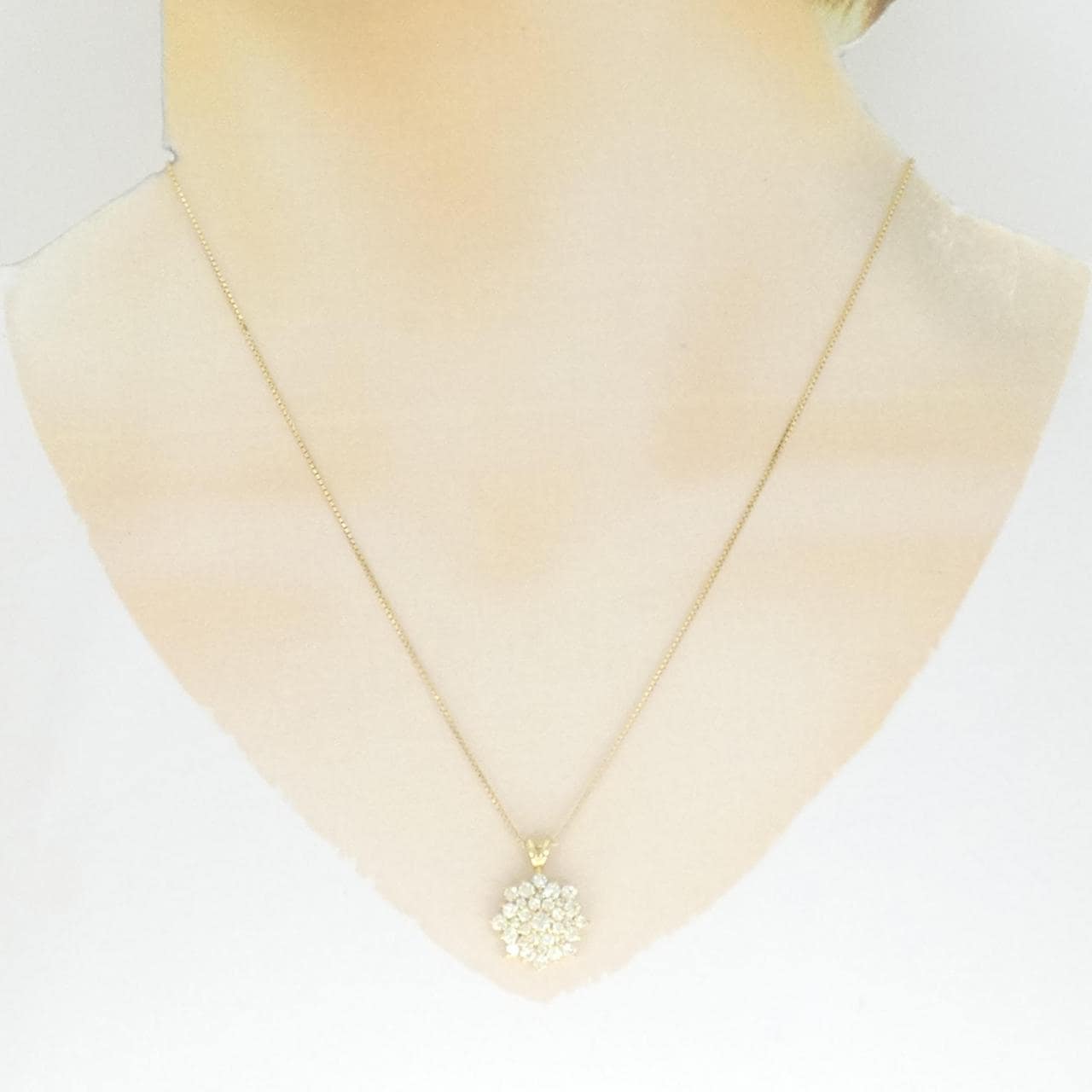 K18YG ダイヤモンド ネックレス 1.00CT