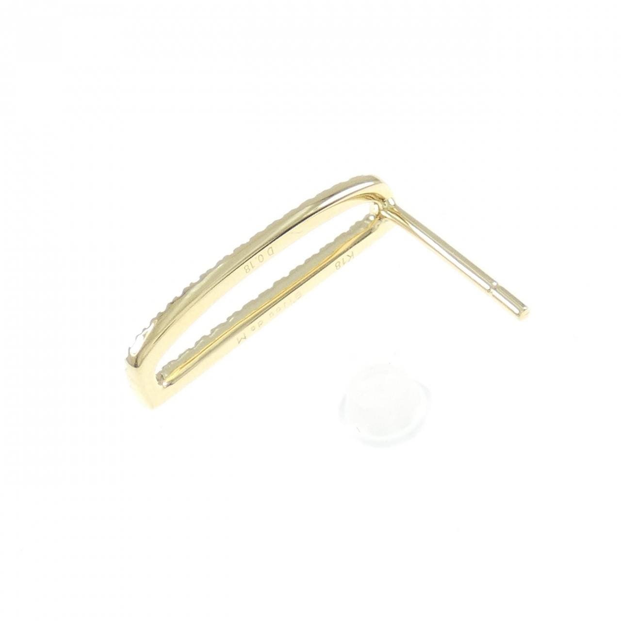 ビジュードエム ダイヤモンド ピアス 0.18CT 片耳