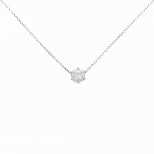 PT900/PT850 ソリティア ダイヤモンド ネックレス 0.557CT