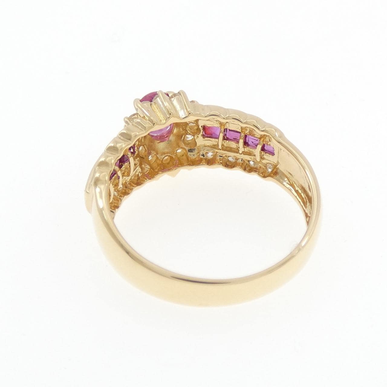 K18YG紅寶石戒指