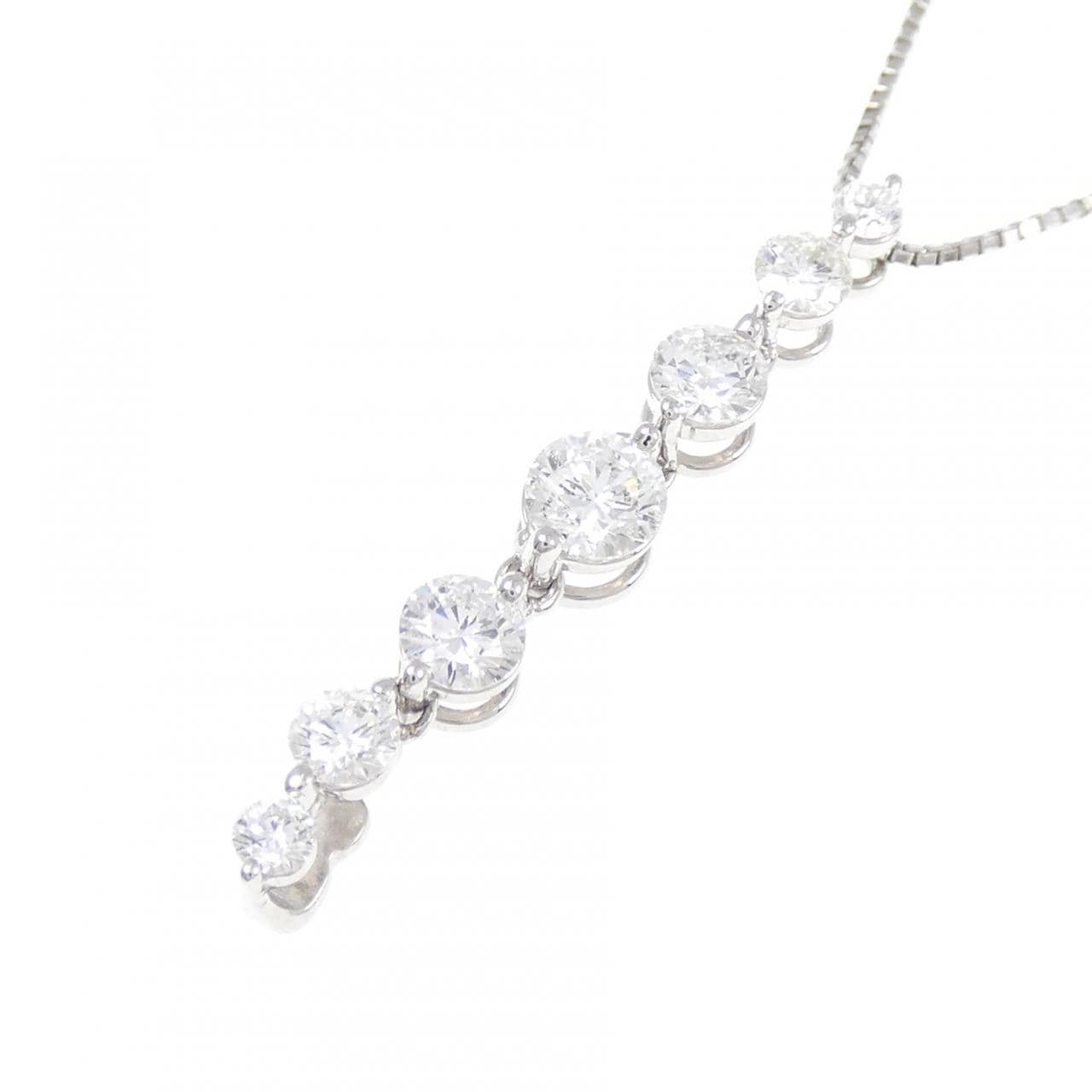 PT900/PT850 ダイヤモンド ネックレス 0.339CT