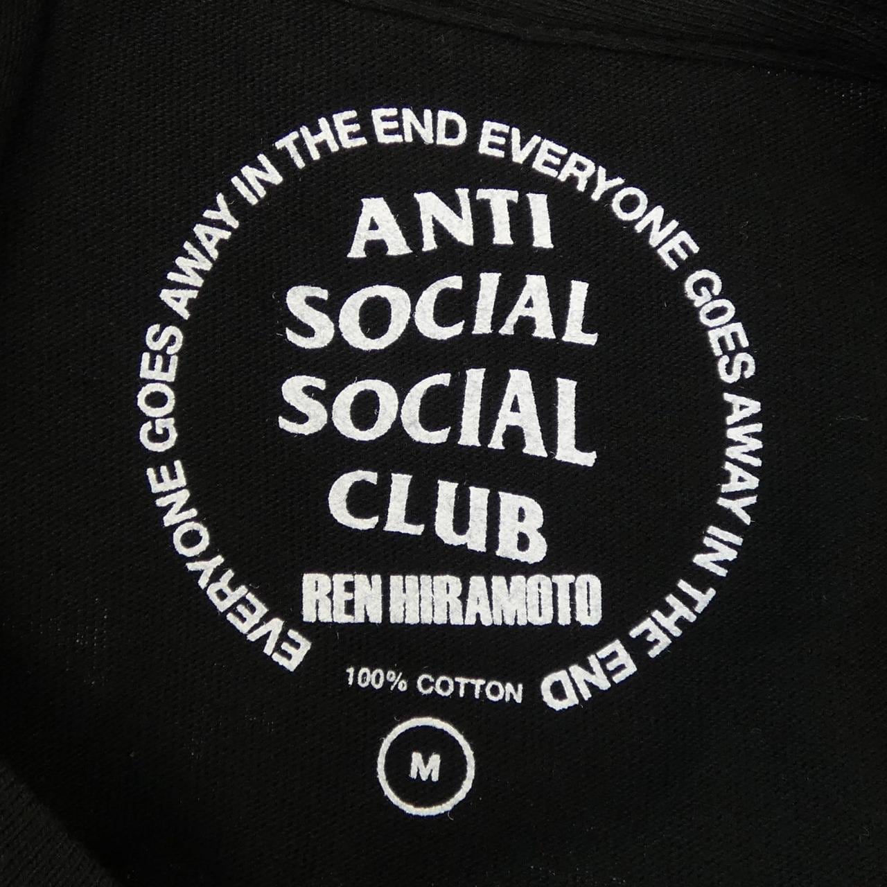 アンチソーシャルソーシャルクラブ ANTI SOCIAL SOCIAL CLUB REN HIRAMOTO Tシャツ