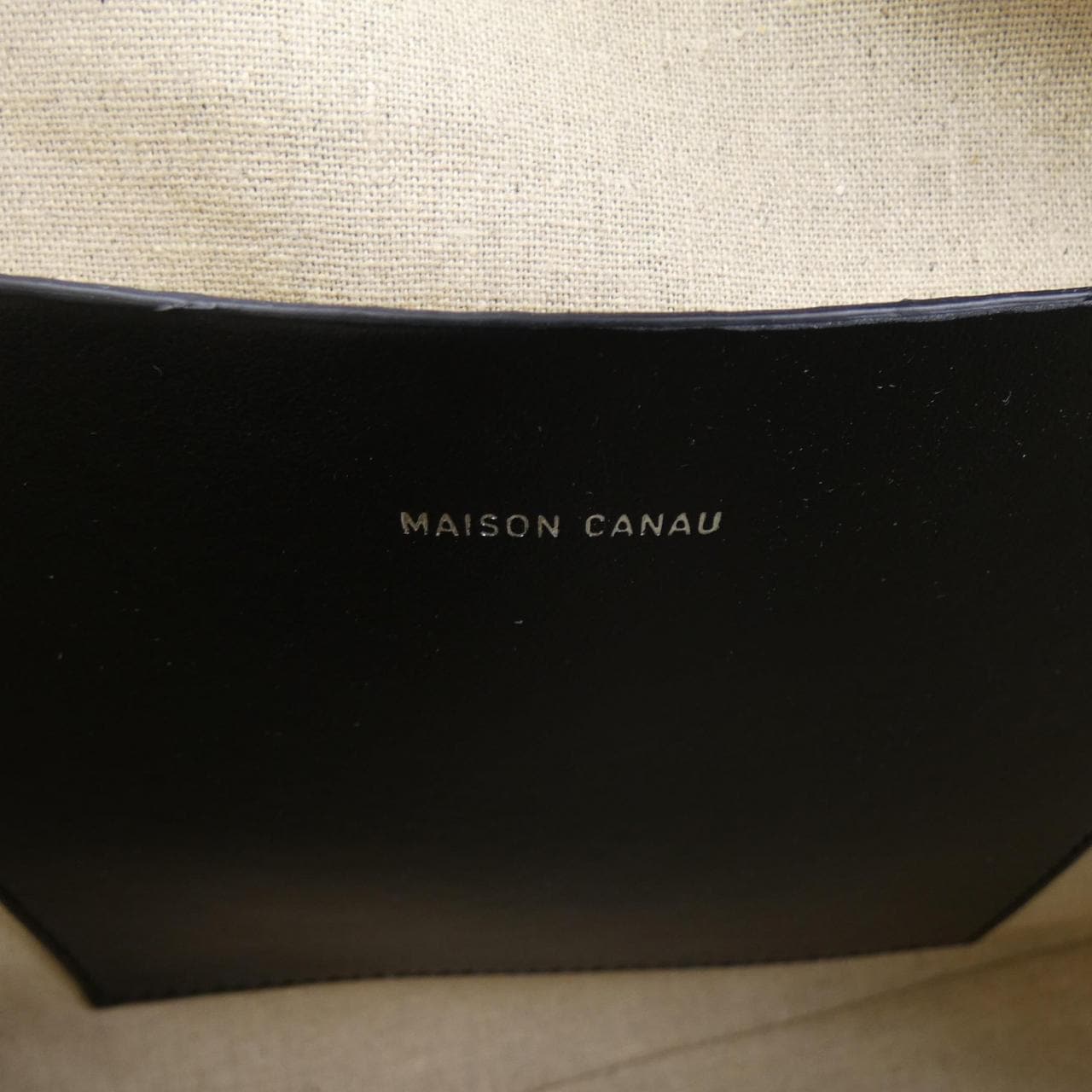 メゾンカナウ MAISON CANAU SMOOTH BOX BOSTON BAG