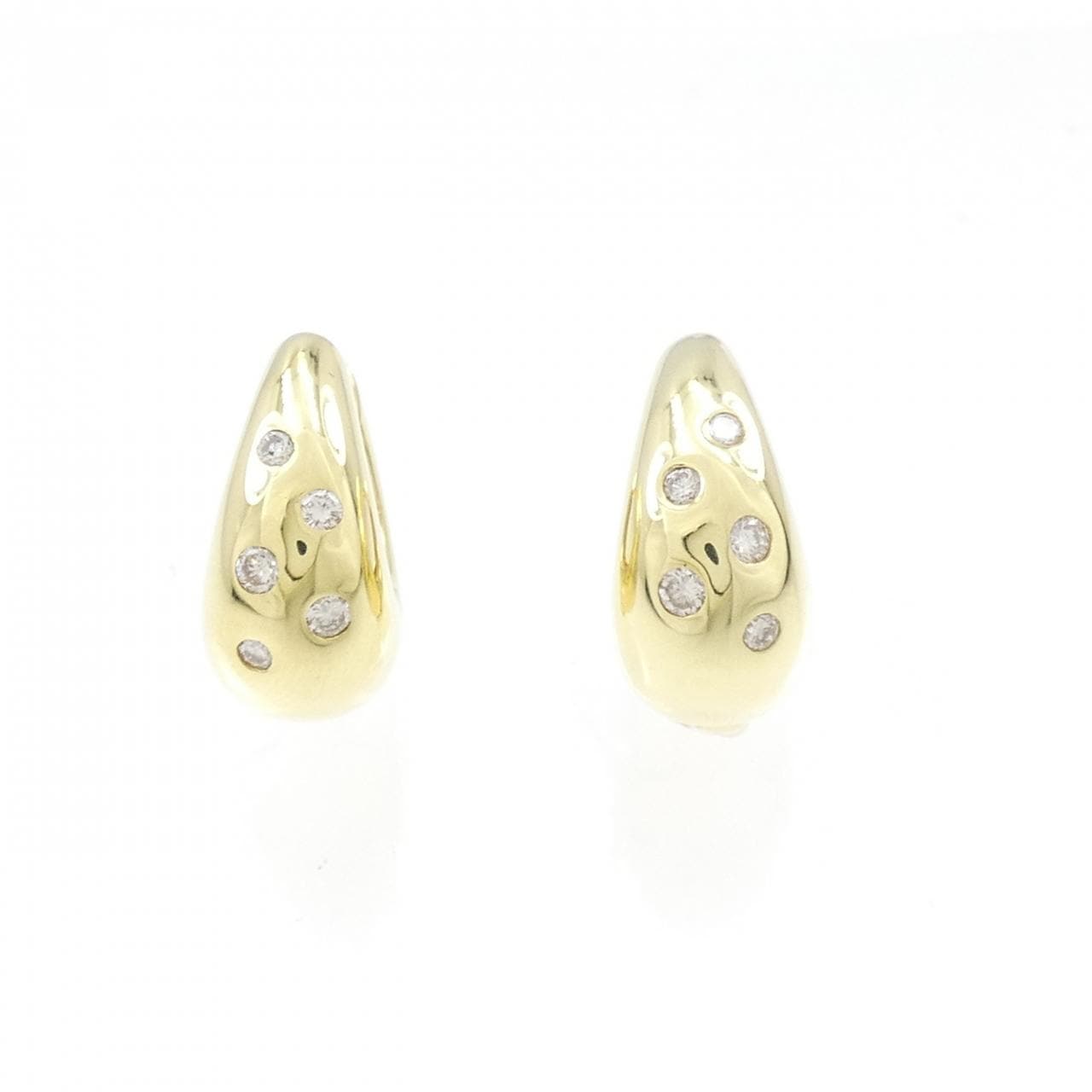 K18YG钻石耳环 0.26CT