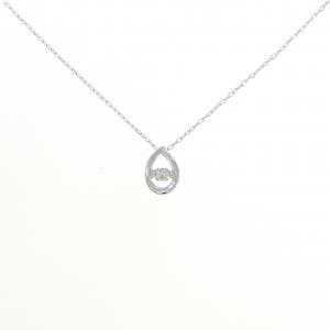 K18WG ダイヤモンド ネックレス 0.02CT