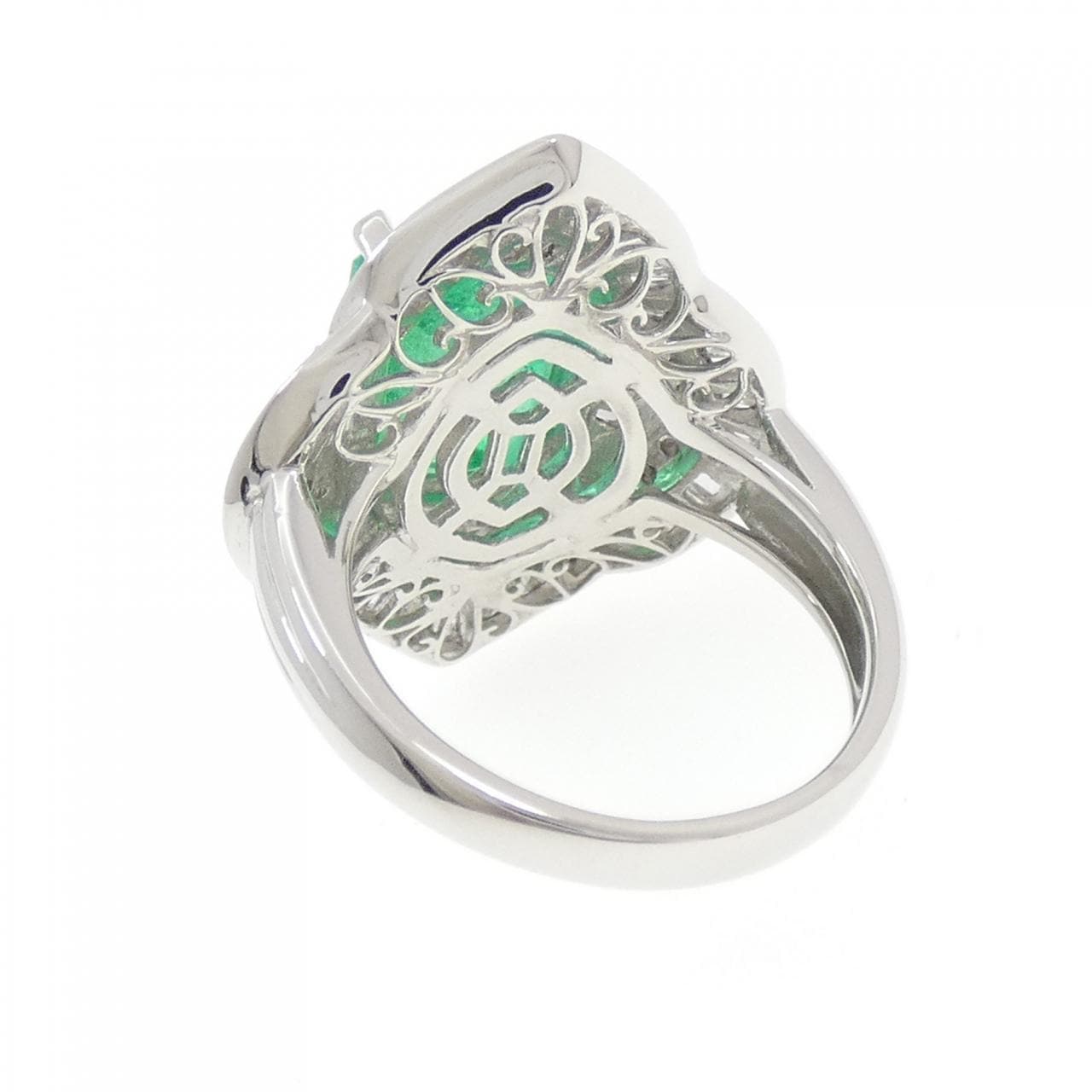 PT900翡翠戒指3.85CT