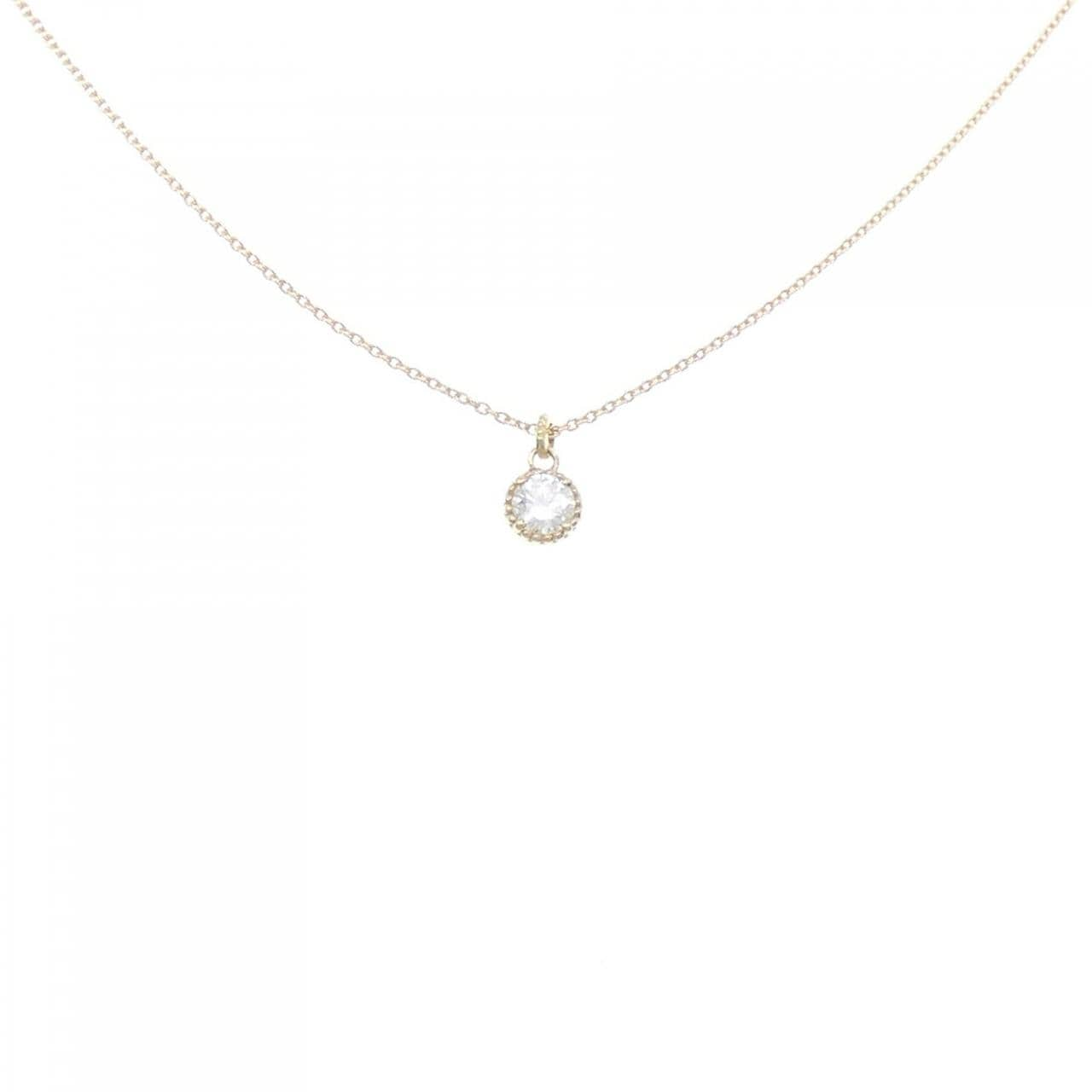 [Remake] K18YG Diamond Necklace 0.212CT G VS1 Good