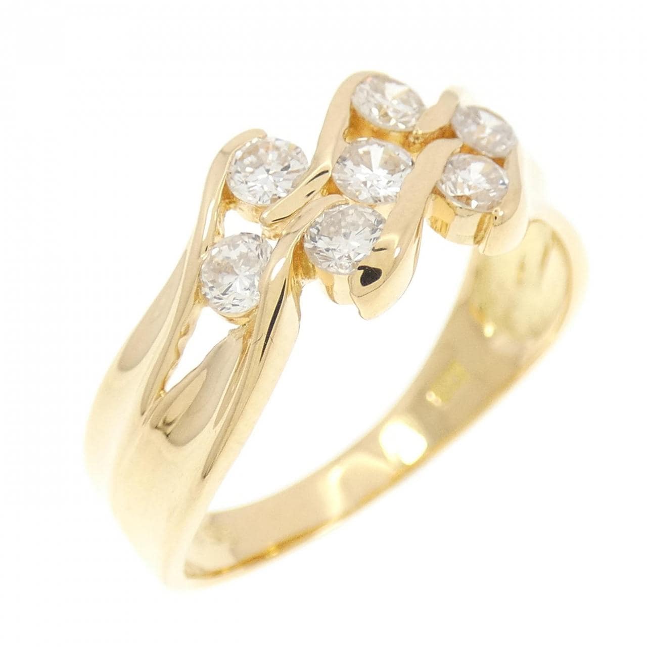 K18YG ダイヤモンド リング 0.50CT
