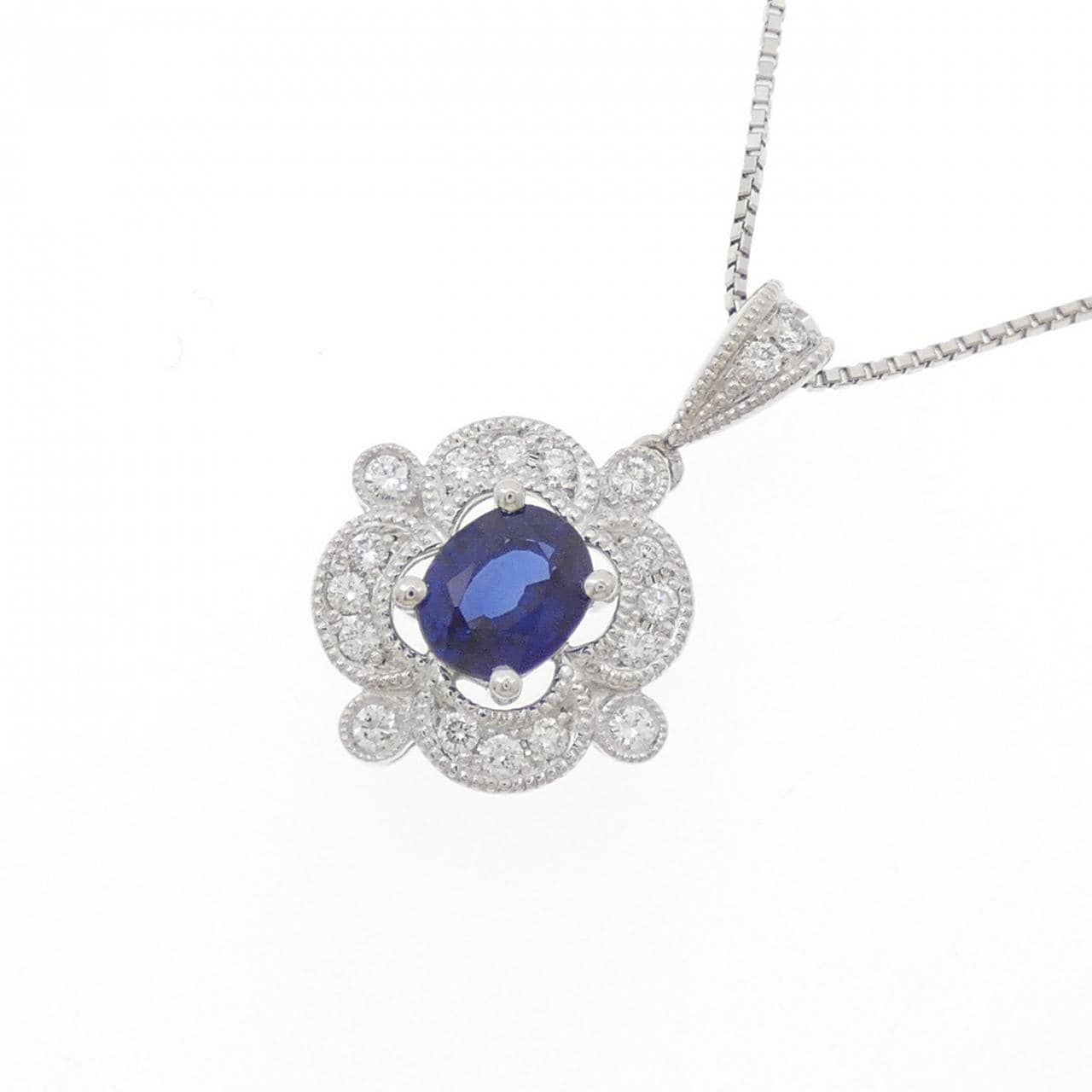 PT900/PT850 サファイヤ ネックレス 1.05CT